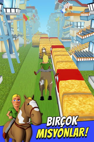 Cartoon Horse Riding Free - Horsemanship Equestrian Race Game screenshot 4