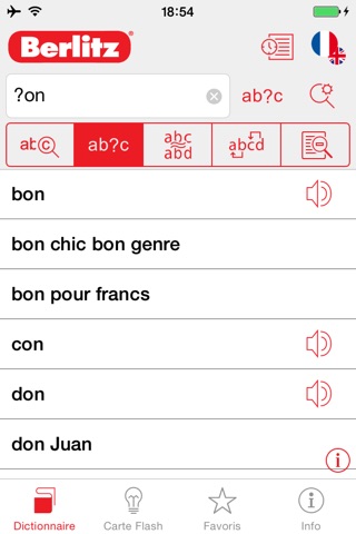 French - English Berlitz Standard Talking Dictionary screenshot 4