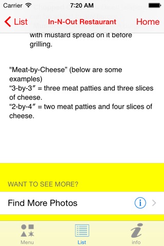 mySecretMenu - Fast food hidden menus screenshot 4