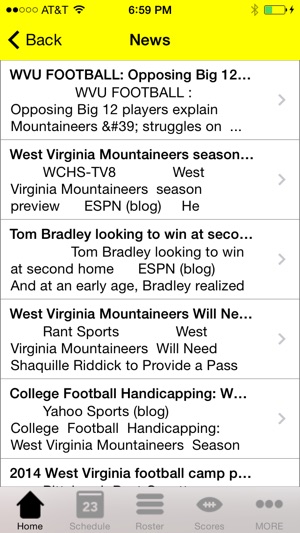 College Sports - West Virginia Football Edition(圖3)-速報App