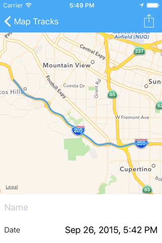 Map Tracks - gps logger screenshot 2