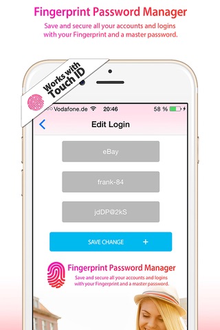 Fingerprint Password Manager for iOS 8 screenshot 4