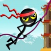 Action Stick-Man Ninja Swinging : Asian Skyscrapers Tight-Rope Swing Adventure FREE