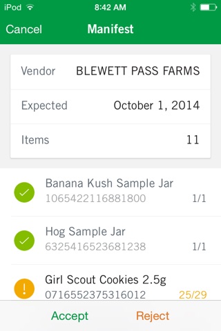 Green Bits Inventory screenshot 2