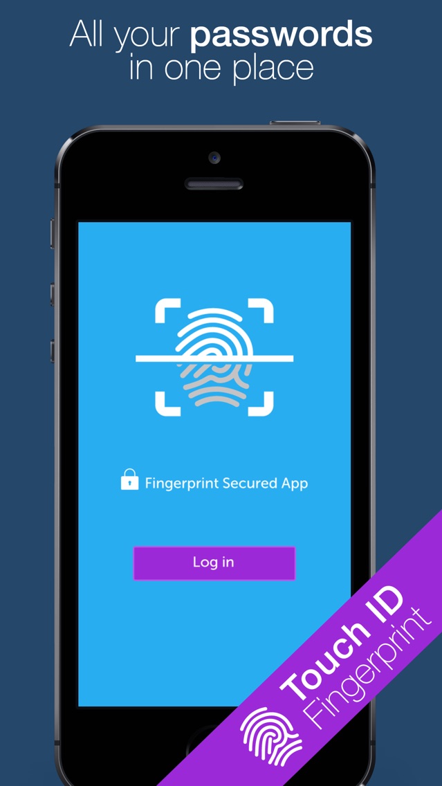 Fingerprint Password Screenshot 1