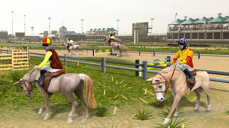 Horse Racing Simulator 3D - Real Jockey Riding Simulation Game on Mountains Derby Track screenshot-1