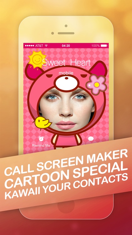 Call Screen Maker - Cute Cartoon Special for iOS 8