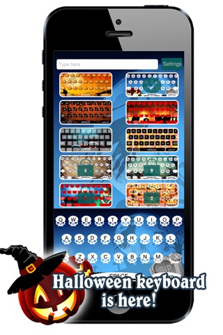 Halloween Keyboard Themes - Fun Swift Spooky Typing Backgrounds screenshot 2