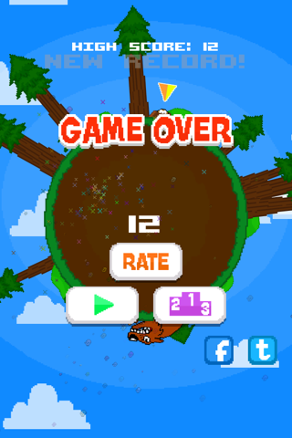 Jump-A-Mole! - Play a Free 8-Bit Jumpy Game! Hop Over the Fast, Rabid Wolf for the Best Super Jumps Score! screenshot 4