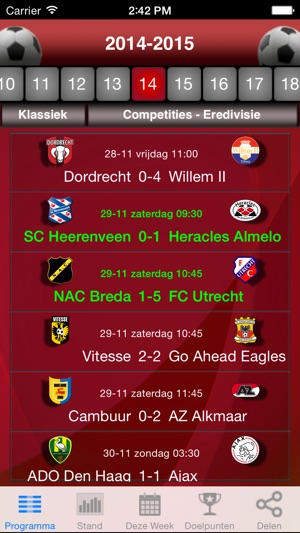 Eredivisie Voetbal(圖1)-速報App