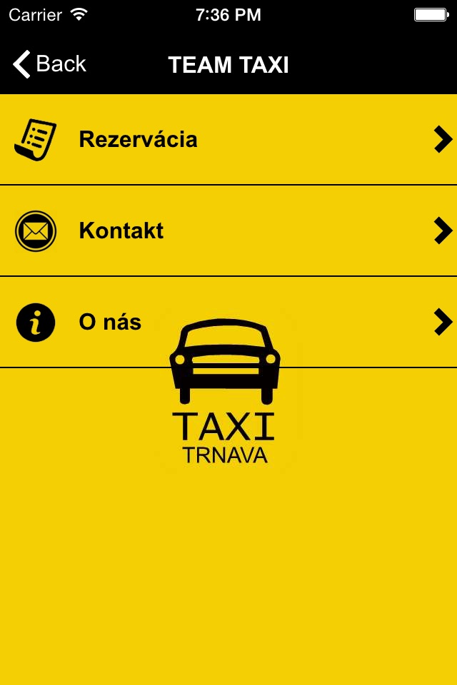 TAXI Slovensko screenshot 3
