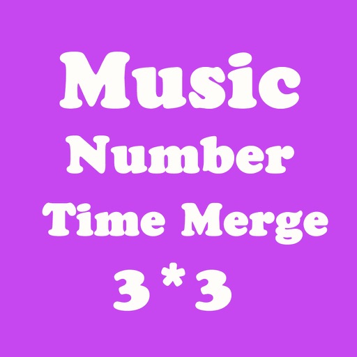 Number Merge 3X3 - Merging Number Block And  Playing With Piano Music Icon