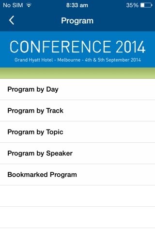 AMSRS 2014 App screenshot 4