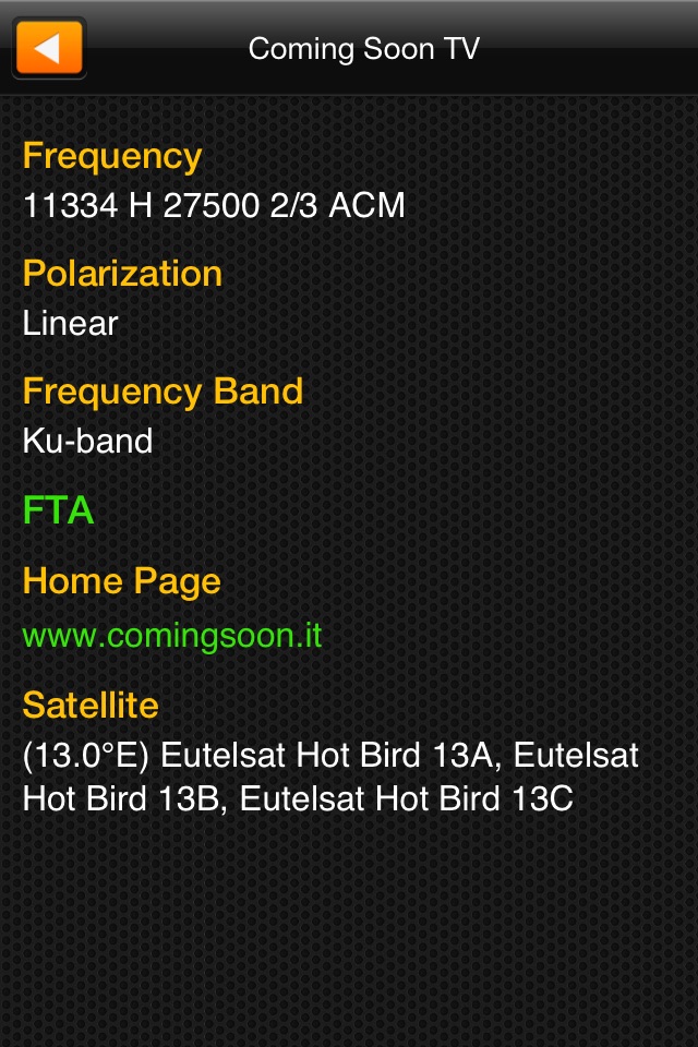 Satellite Transponders screenshot 4