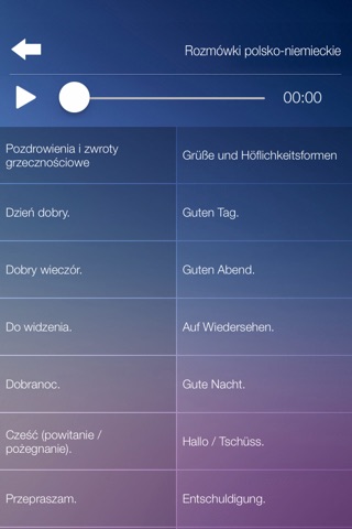 Rozmówki polsko-niemieckie - nauka języka niemieckiego screenshot 3