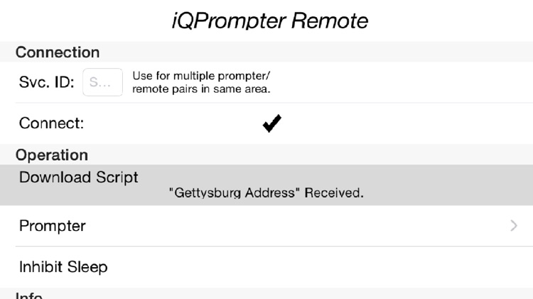 iQPrompter-Remote
