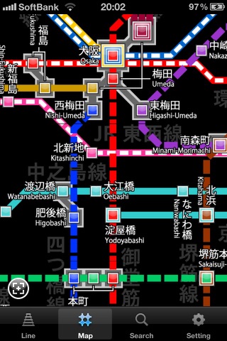 OSAKA Route Map screenshot 4