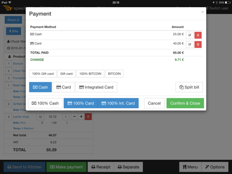 Speed POS for Bar & Restaurant screenshot 4