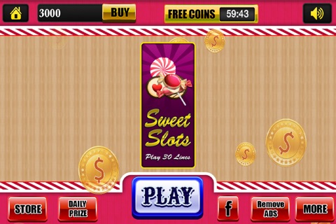 Amazing Candy, Sweets and Cookie Jackpot Casino Games HD - King Cash Money Jam Slots Free screenshot 4