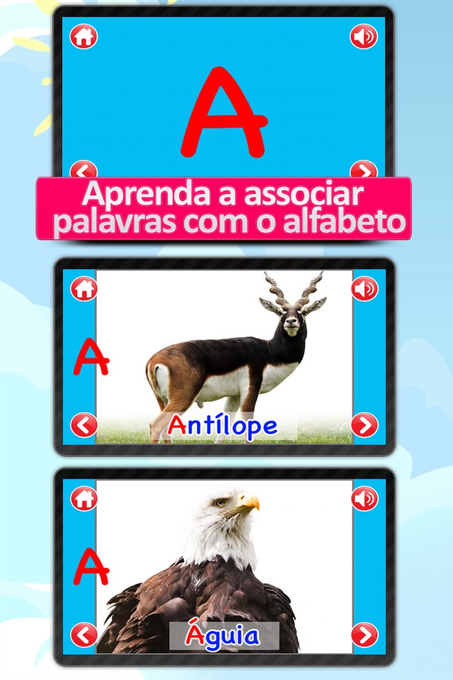 Animal alphabet for kids, Learn Alphabets with animal sounds and pictures for preschoolers and toddlers screenshot 4