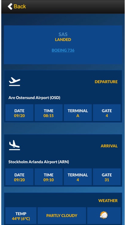 Airport Board : Live flight info and tracker