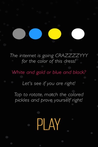 The Dress - viral crazy internet trend to match colors and test reflexes screenshot 3