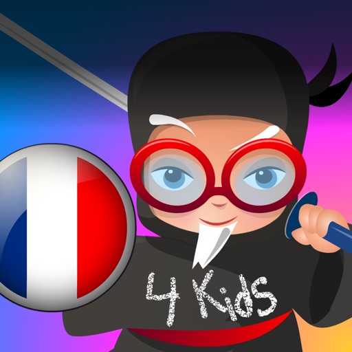 Professor Ninja French For Kids iOS App