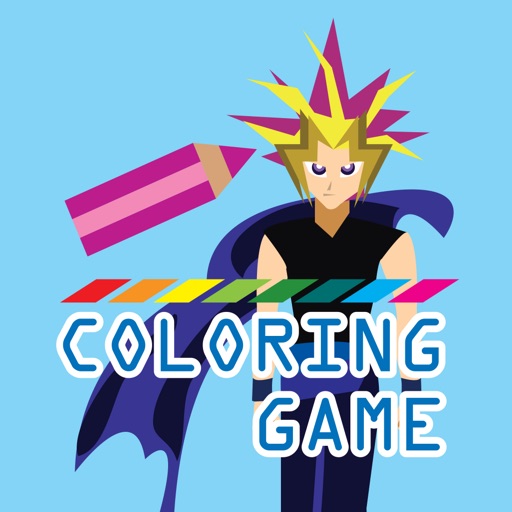 Coloring Game for Yu-Gi-Oh! and Friends