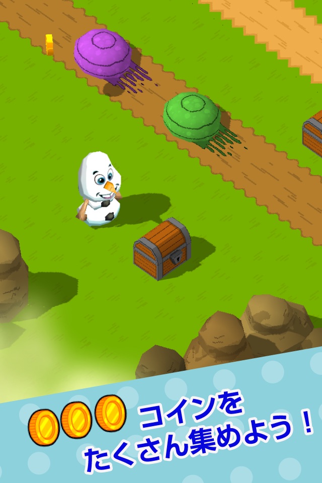 Crossy Snowman screenshot 2