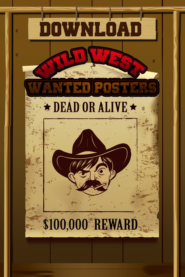 Wild West Wanted Poster Maker - Make Your Own Wild West Outlaw Photo Mug Shots screenshot 4