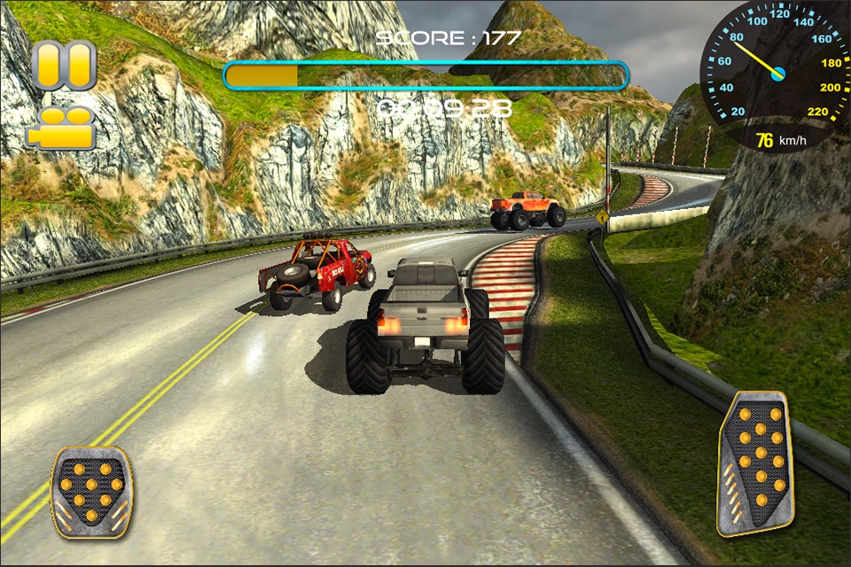 3D Monster Truck Racing screenshot 2