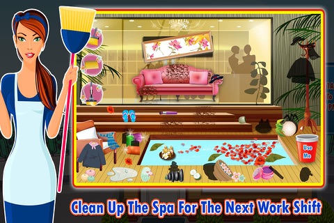 Clean Up The Spa Salon - Free fun washing and cleaning game screenshot 3