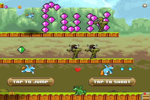 Unicorn Zombie Attack screenshot 2