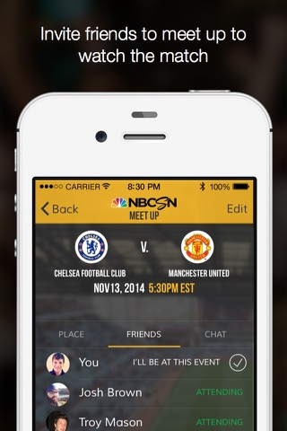 NBC Sports MatchMaker screenshot 2