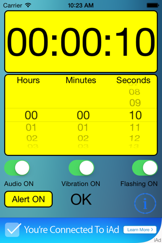 Countdown Timer with Multisensory Time Remaining Alerts screenshot 4