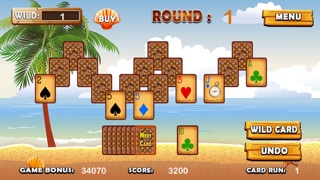 Beach Island Tri Tower Pyramid Solitaire screenshot 2