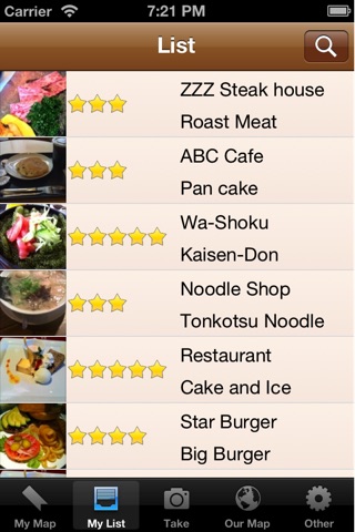 My Meal Map screenshot 2