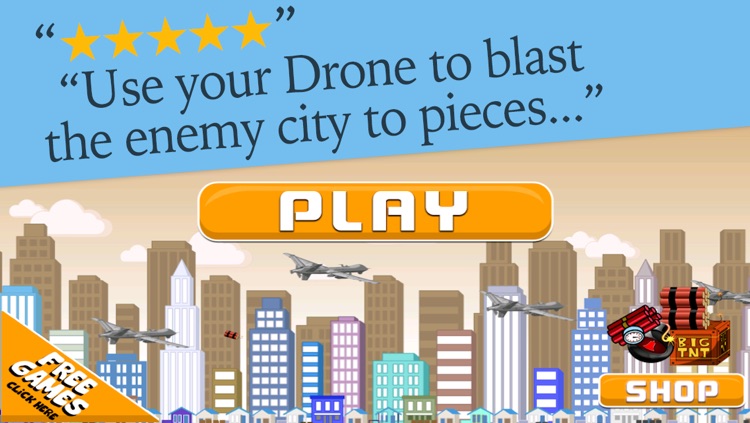 A Drone Bomb Drop Getaway - Building Destroyer Warfare