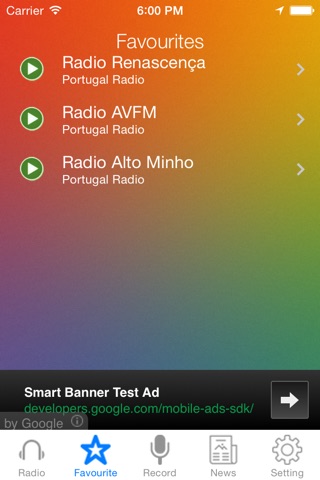 Portugal Radio News Music Recorder screenshot 3