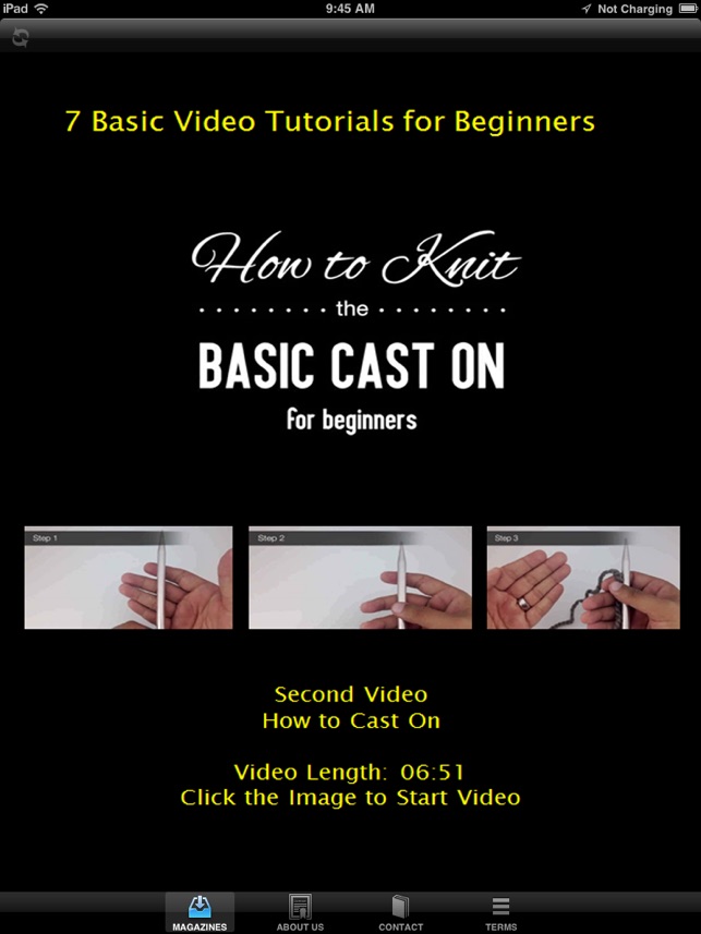 Best iKnitting Video Magazine - Learn to Crochet Made Easy G(圖2)-速報App