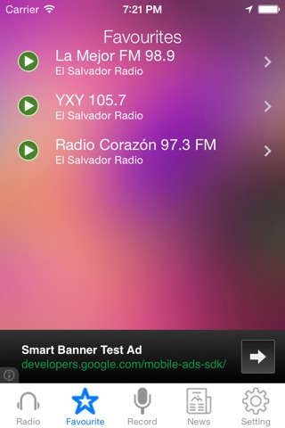 El Salvador Radio News Music Recorder screenshot 3