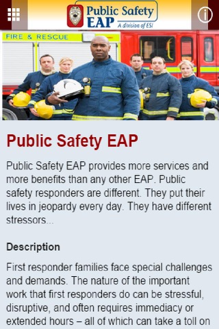 Public Safety EAP screenshot 2