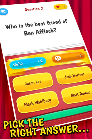 Celebrity Quiz – A Trivia Game Full Of Celebrity Gossip screenshot 3