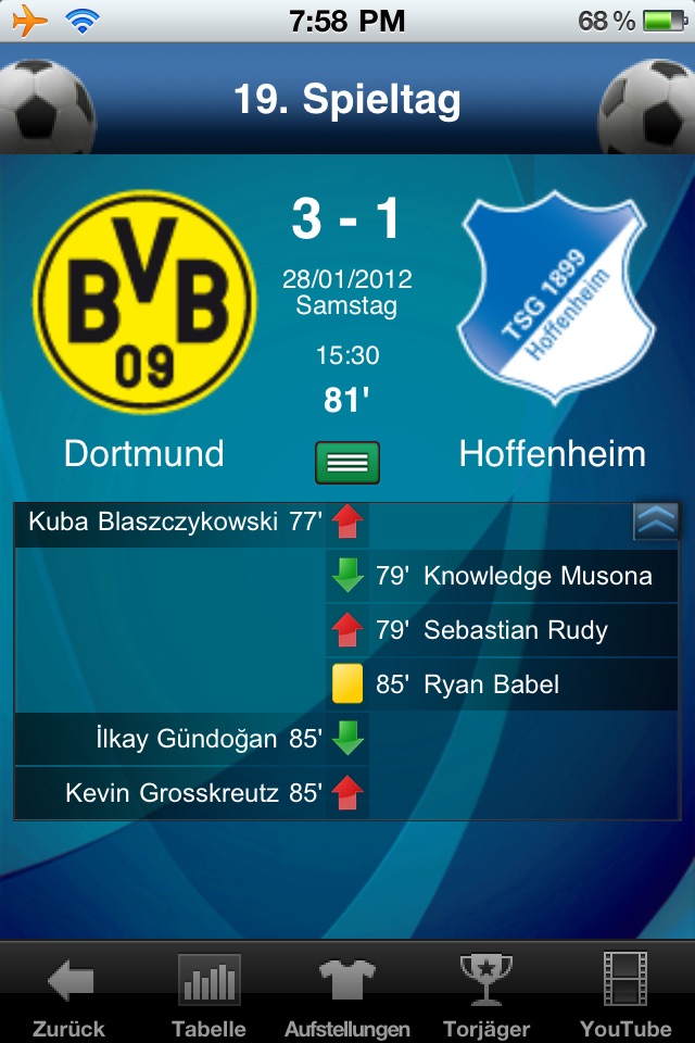 Bundesliga Fussball screenshot 3