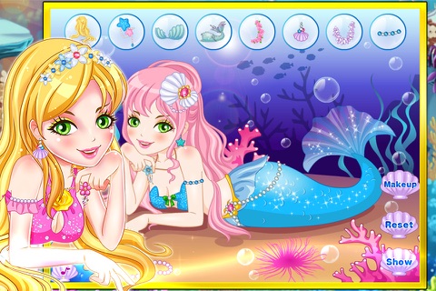 Mermaid princess party dressup screenshot 4