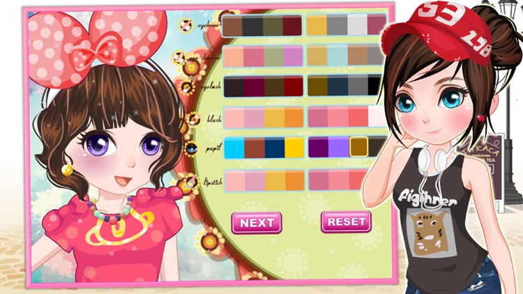 Holiday dressup game