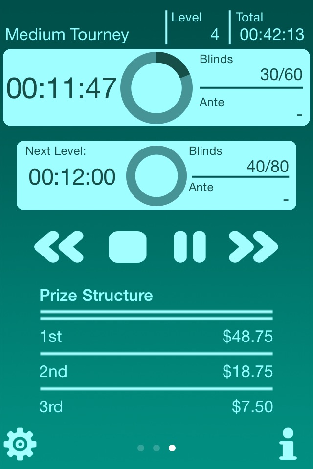 Poker Blind Timer Lite screenshot 3