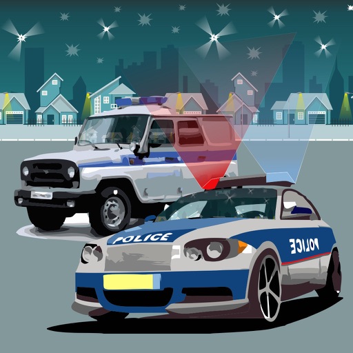 Police Car Scribble Race iOS App