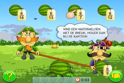 Fractions. Smart Pirates. Lite screenshot 3