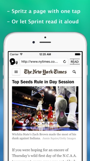 Sprint - Spritz Powered Speed Reading and Audio Browser(圖2)-速報App